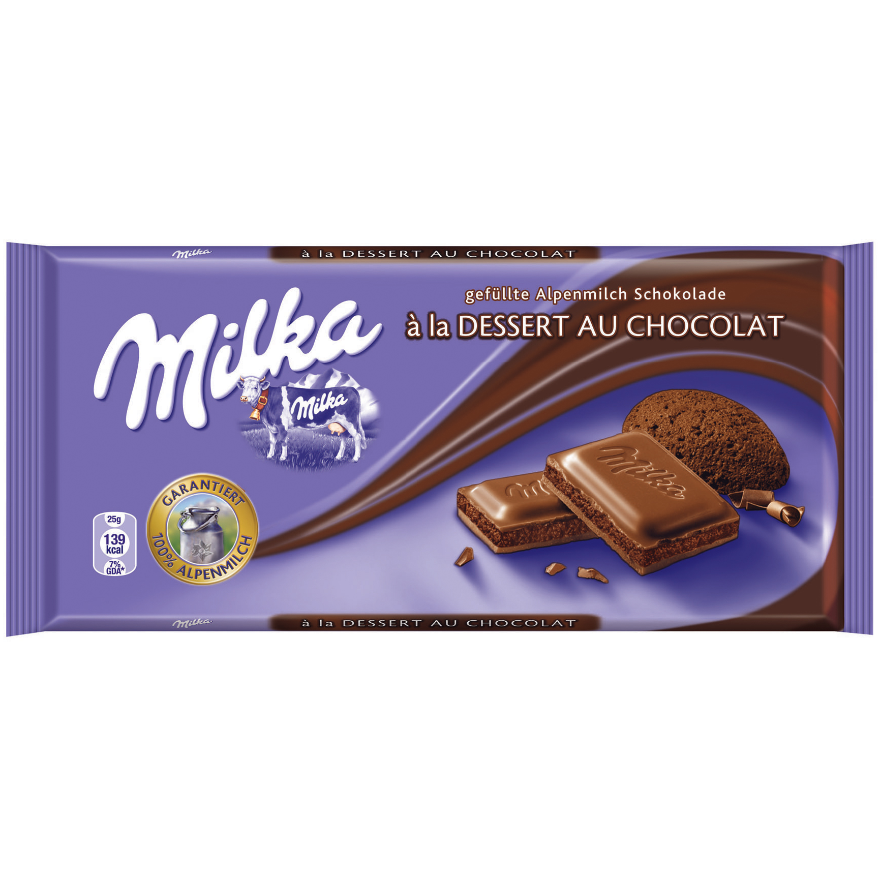 Milka Tafelschokolade à la Dessert au Chocolat 100g MHD:17.6.25