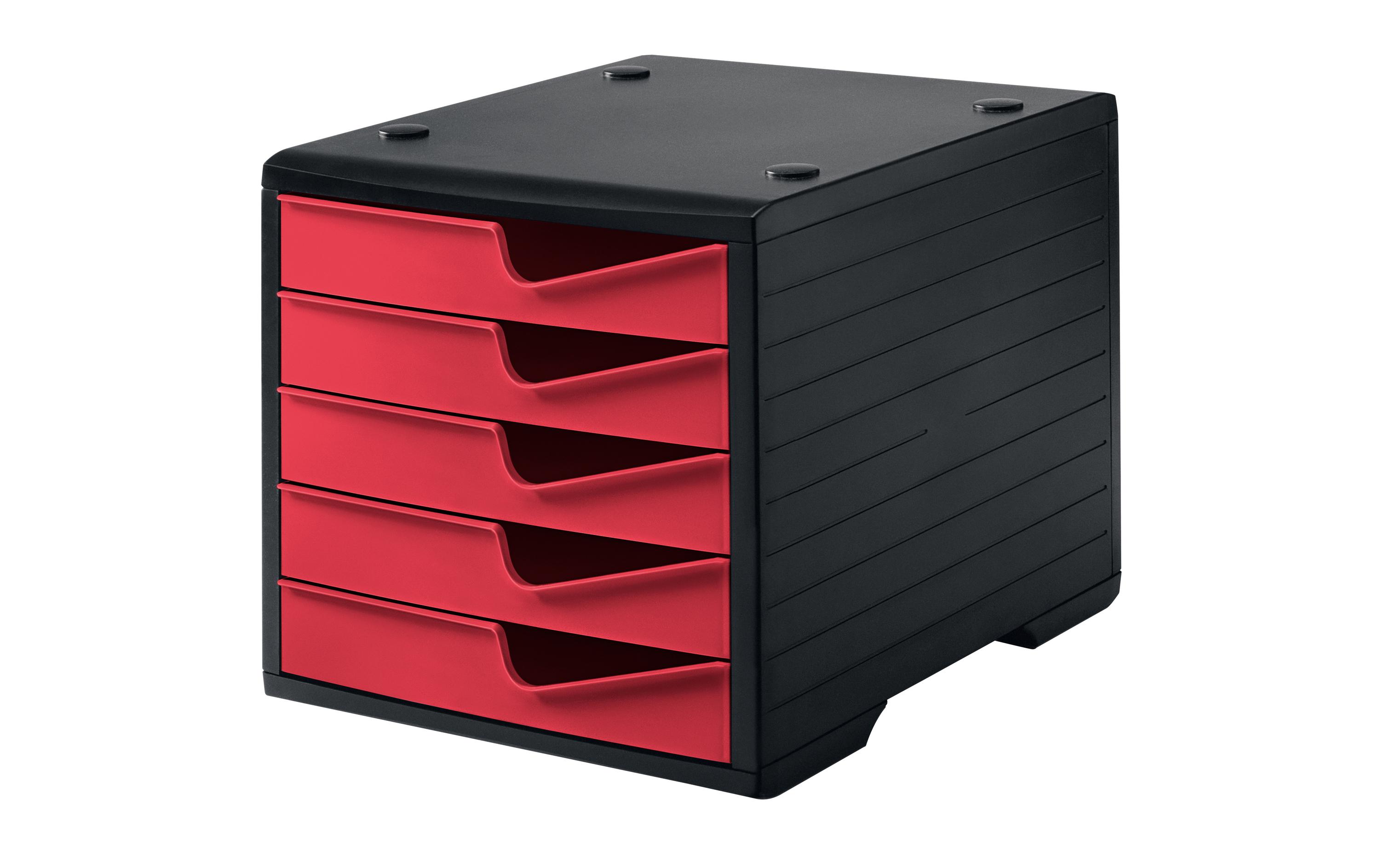 Schubladenbox Styroswingbox CranberrySchubladenbox mit 5 Schubladen