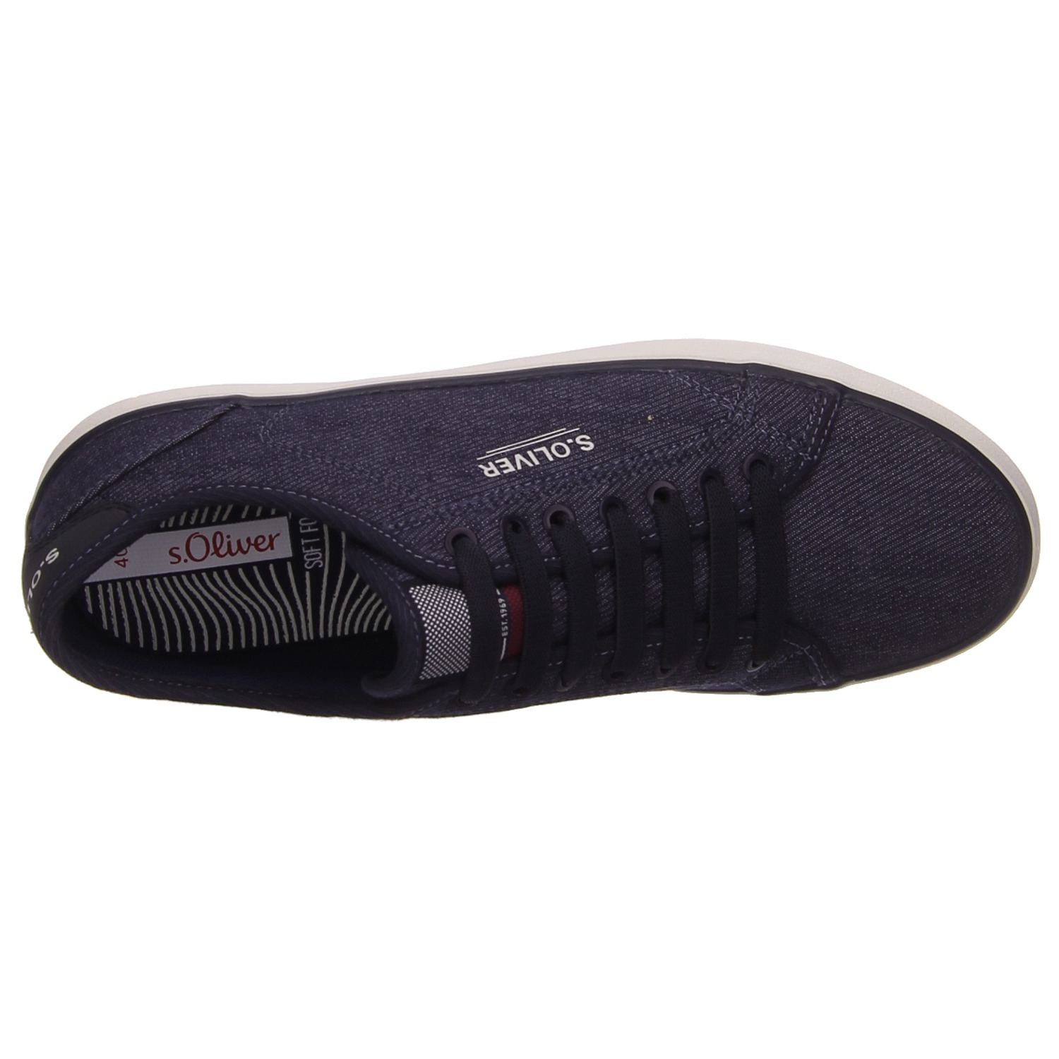 s.Oliver Schnürhalbschuhe navy blau