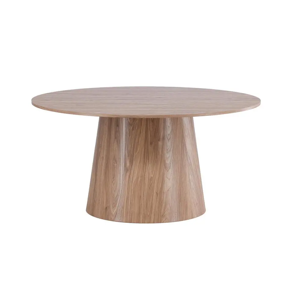 Eettafel Rond - Naturel MDF - 150x150x75cm - Lanzo