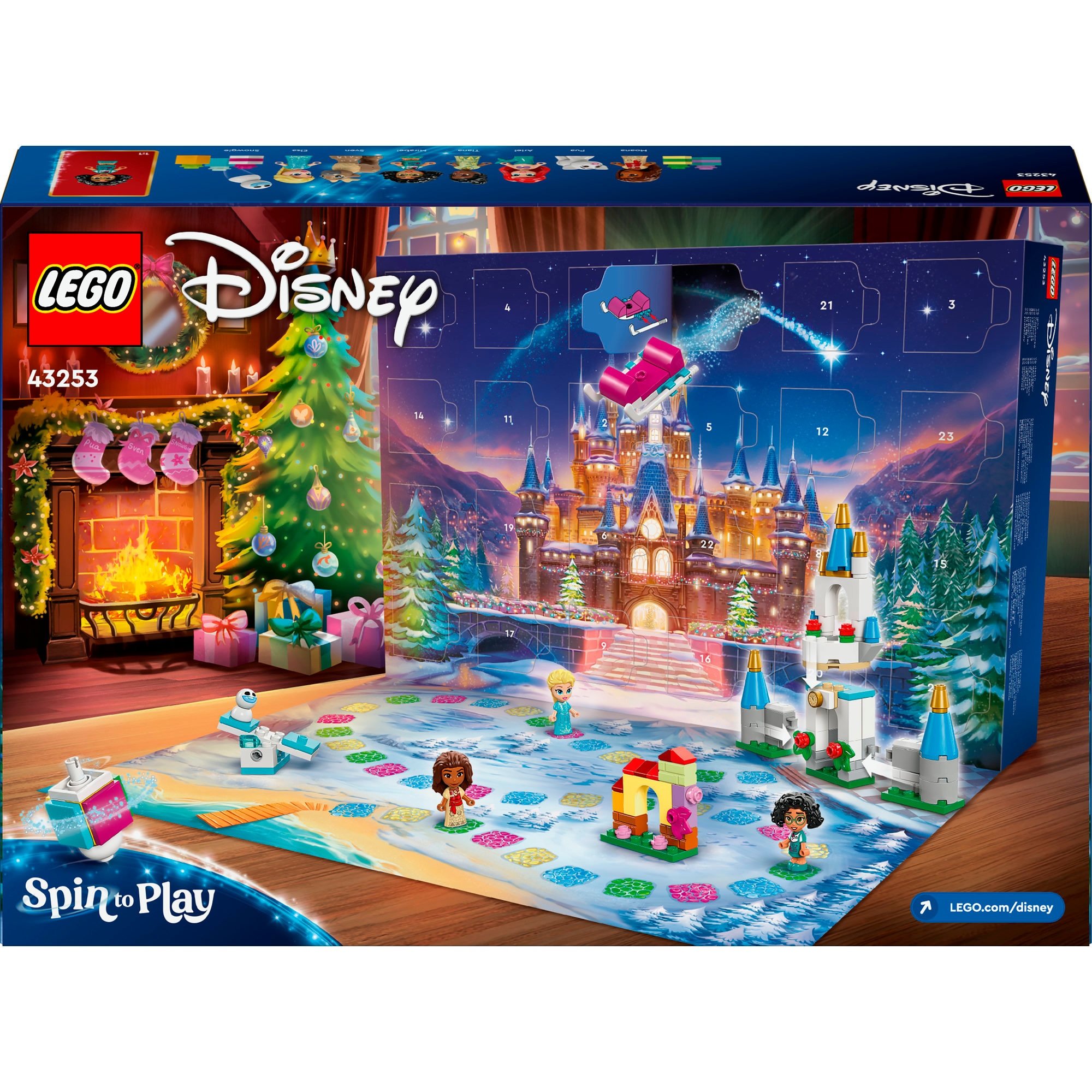 LEGO Konstruktionsspielzeug Disney Princess Adventskalender 2024