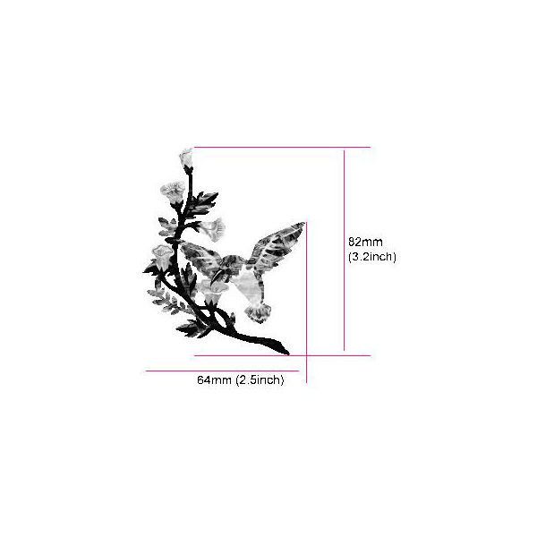 Jockomo AS Hummingbird Inlay Sticker