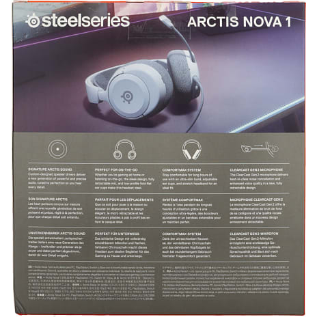 Steelseries Arctis Nova 1 Gaming Headset - White