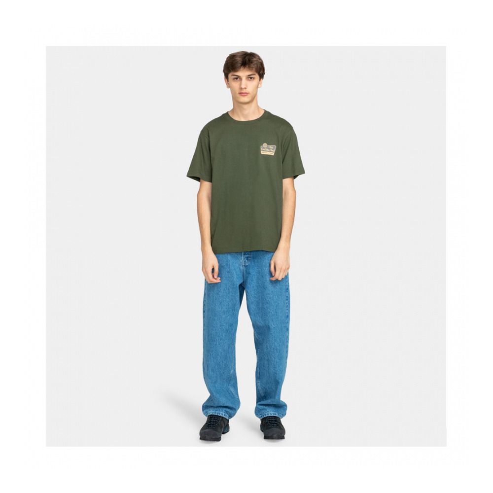 Element TIMBER SIGNS - Tee-shirt Homme forest night