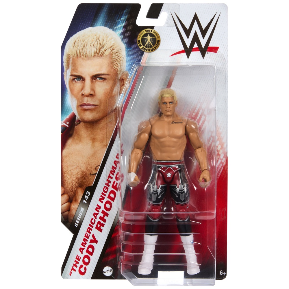 WWE Basic Series 143 Cody Rhodes Actionfigur