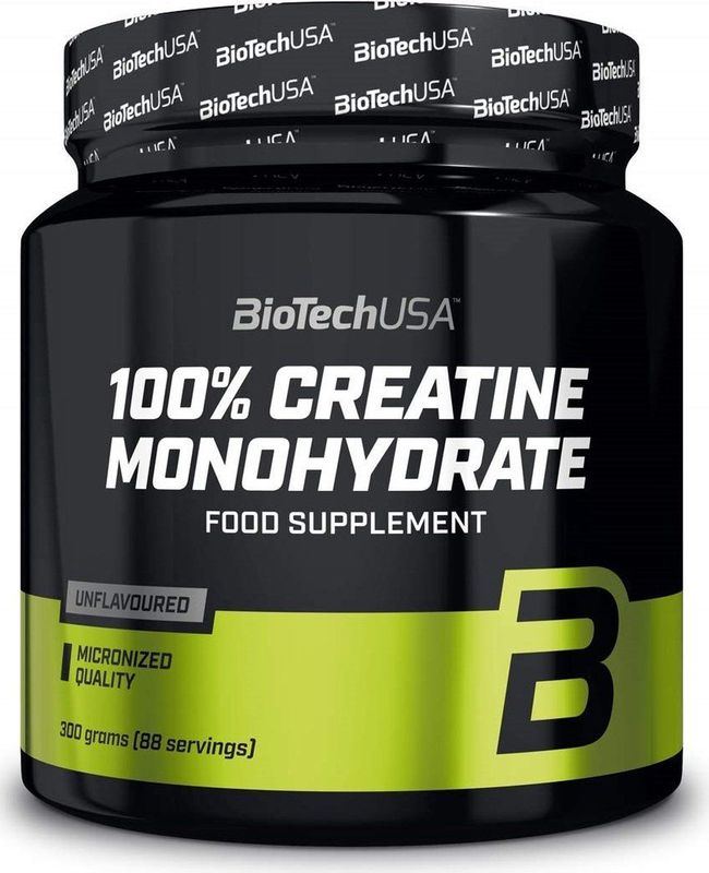 Creatine - Creatine Monohydrate - 300g - BiotechUSA - Neutraal