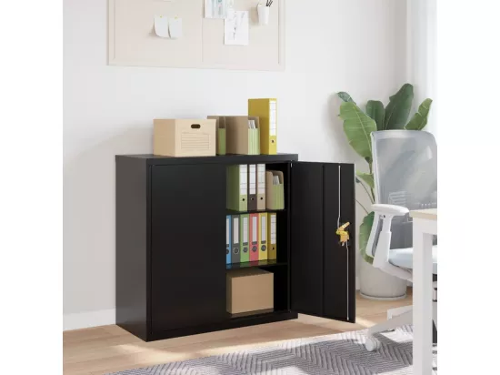 Classeur noir 90x40x90 cm acier