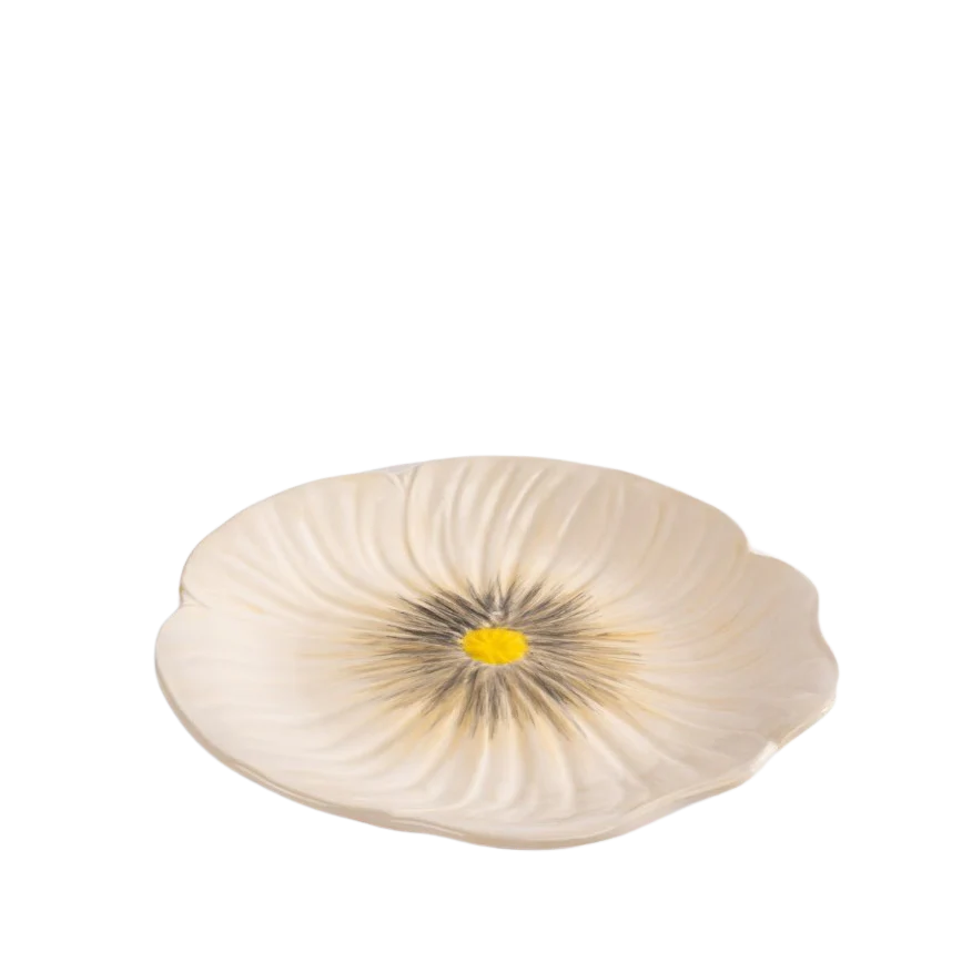 BYON  Poppy desserttallerken, beige - Ø21 cm.