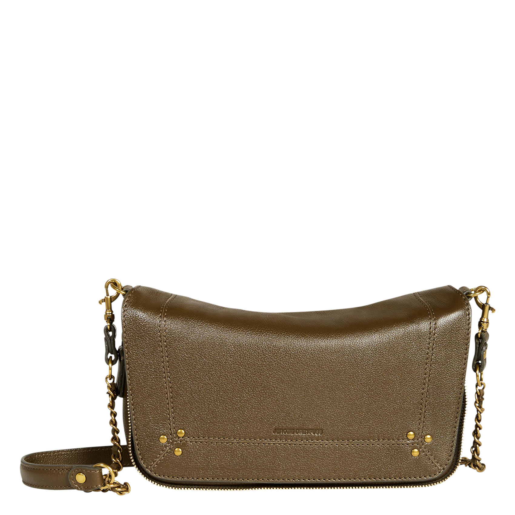 BOBI S - Sac bandoulière en cuir | Kaki