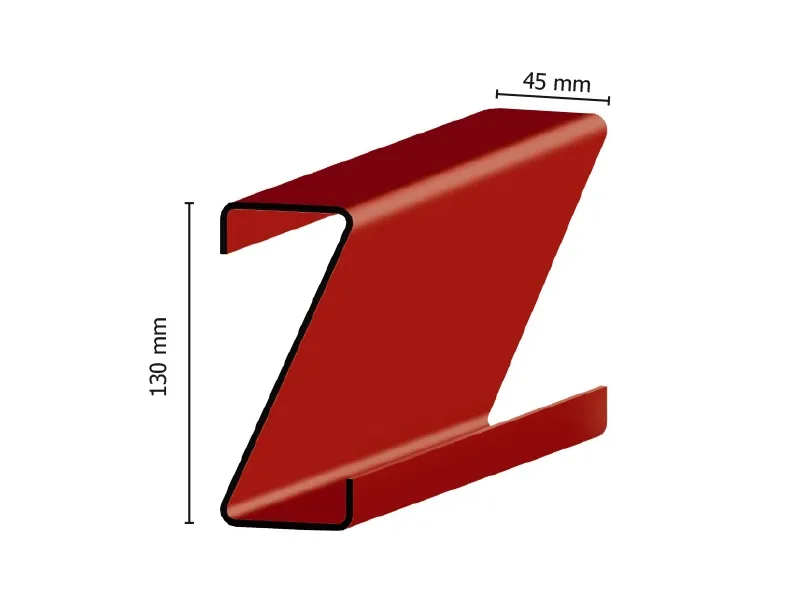Bjælke Z130 3000 mm 3500kg