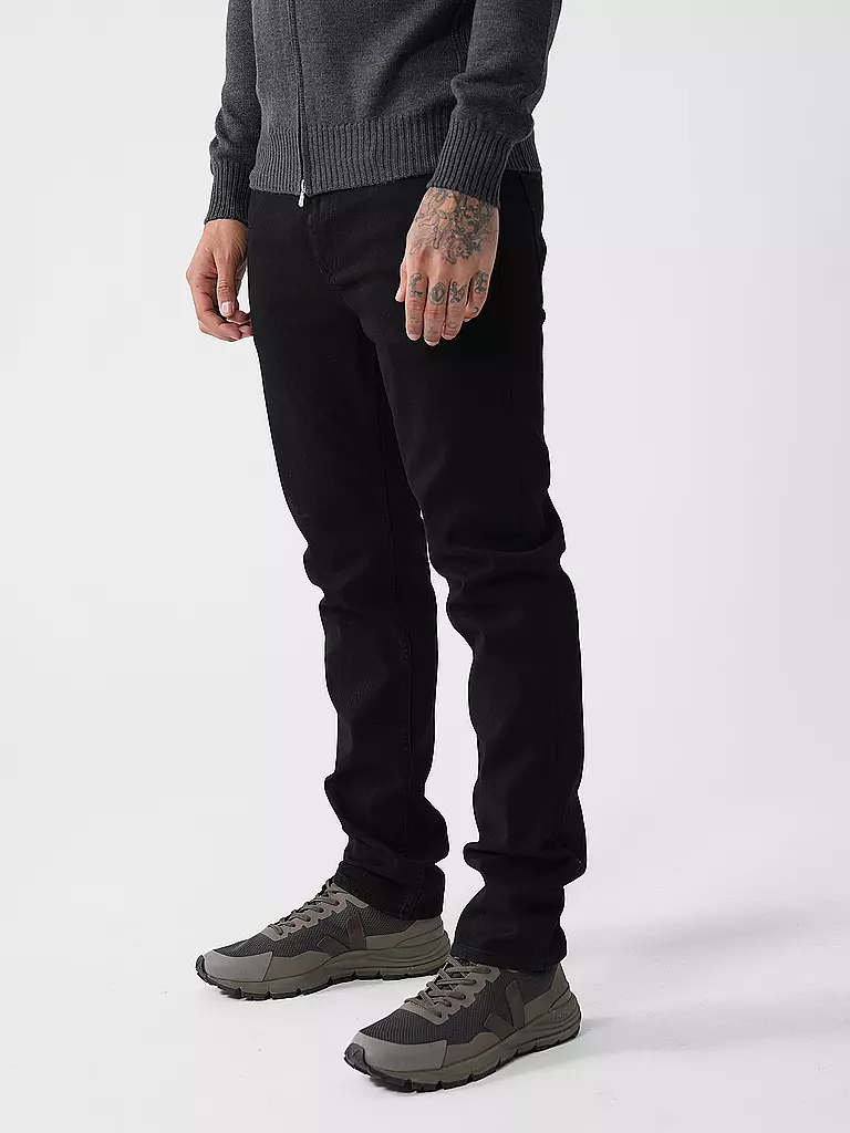 BOSS Jeans Slim Fit DELAWARE schwarz