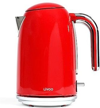 LIVOO - DOD180 - Waterkoker - Rood