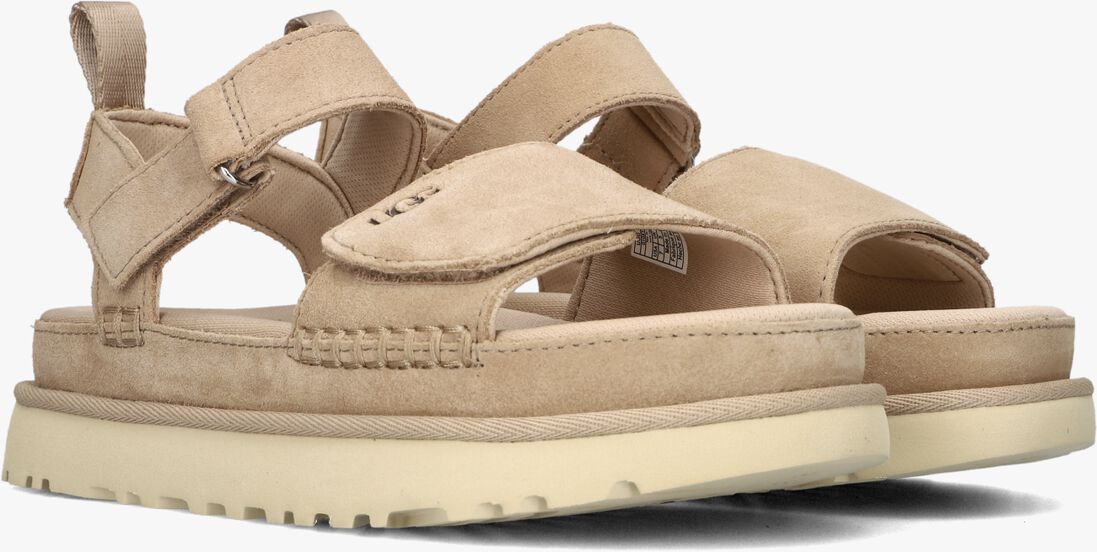 UGG beige ugg sandalen w goldenstar