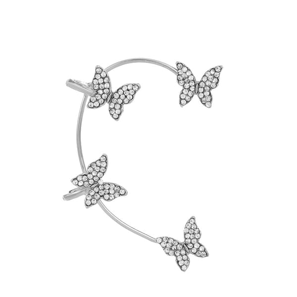 INF Ear Cuffs øredobber med sommerfugler 1 par Sølv