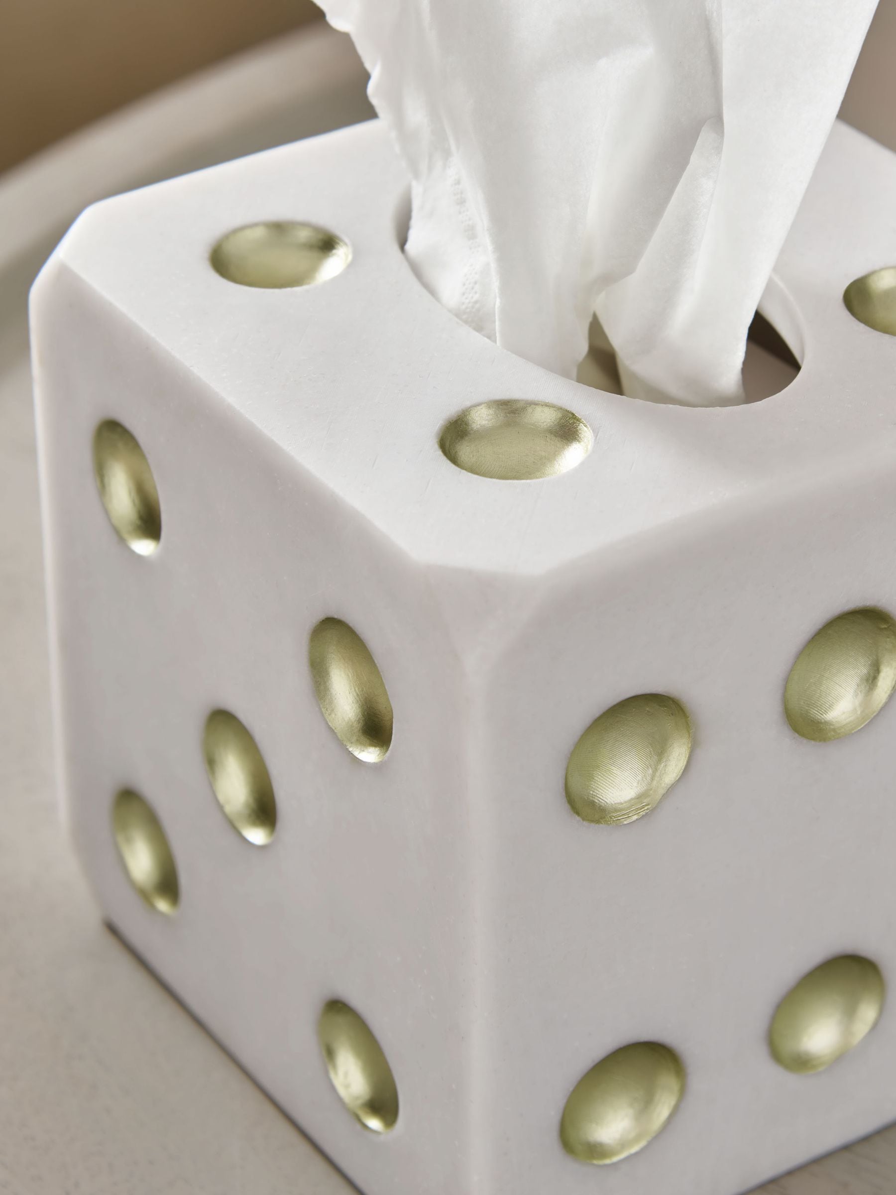Dice Tissue Box