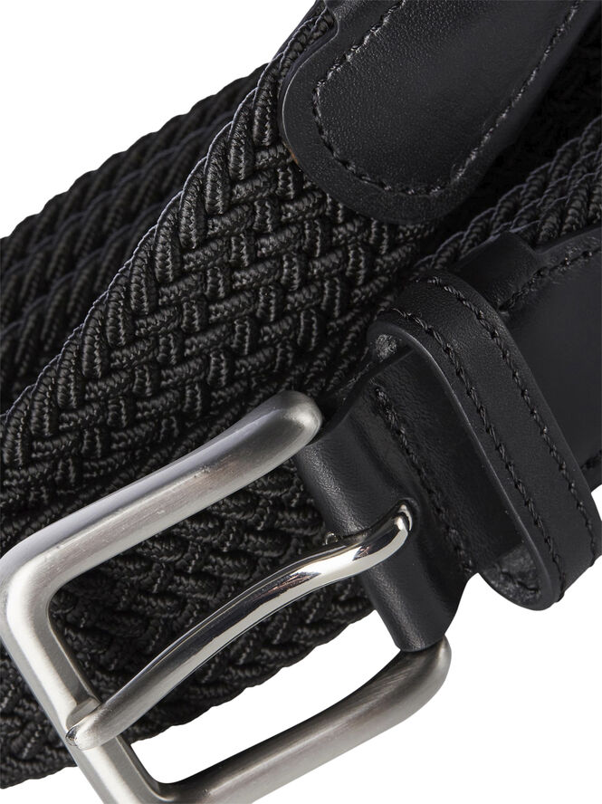 Jack & Jones JACSPRING WOVEN BELT NOOS Sort