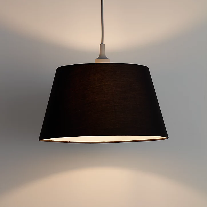 Abat-jour Lokombi Ø35cm GoodHome Noir