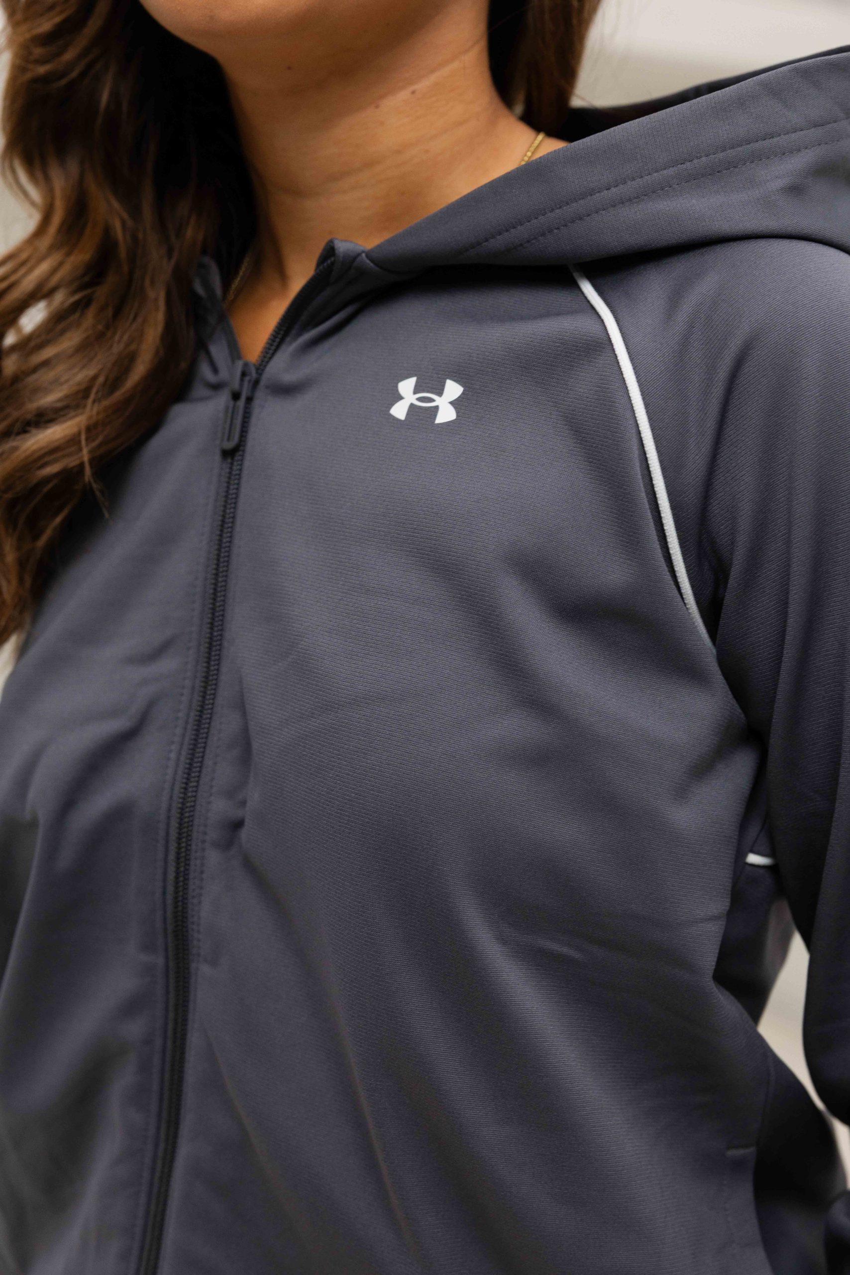 Under Armour Rival Tricot Trainingspak Dames Grijs