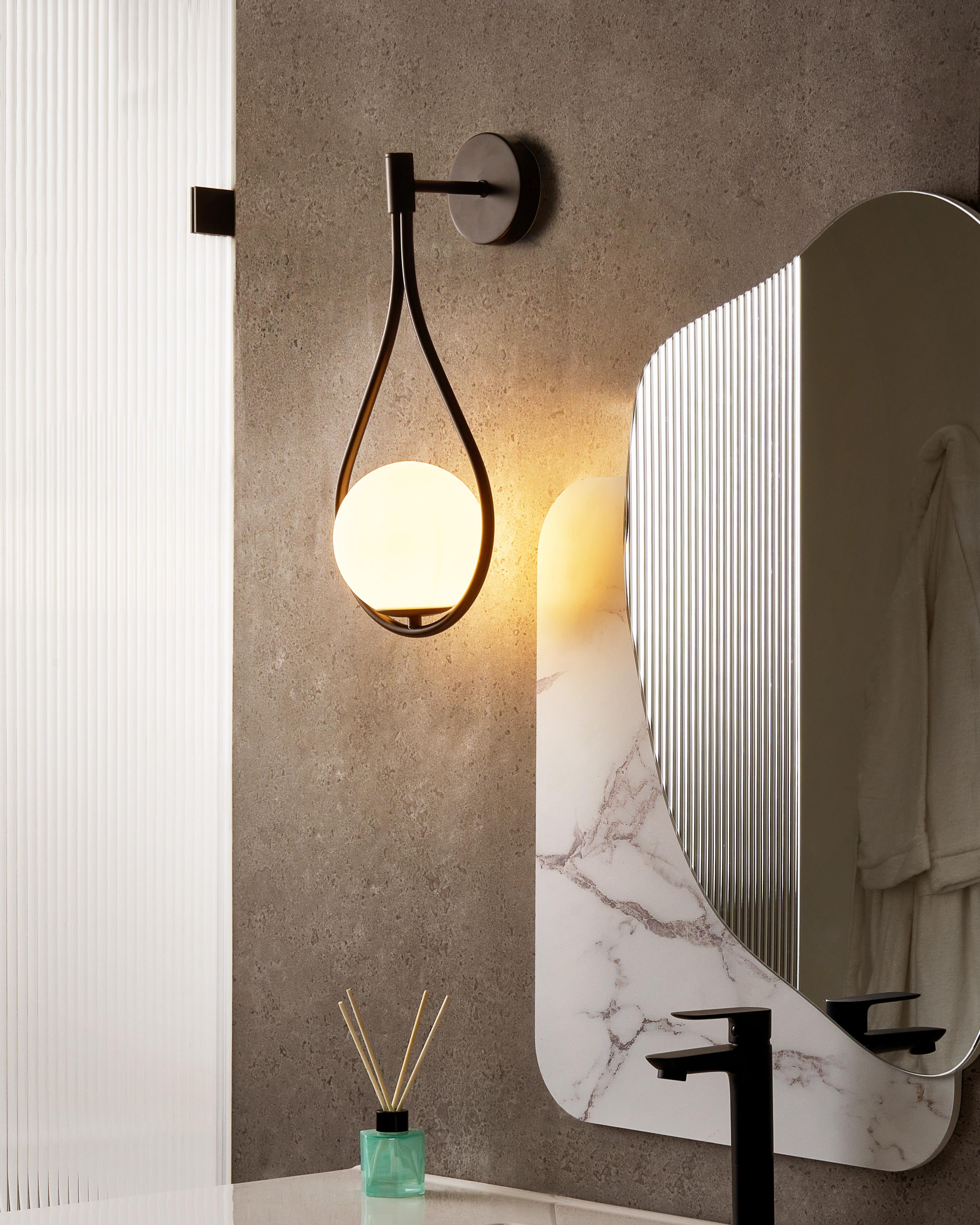 Wandlamp AUROUE Metaal Zwart