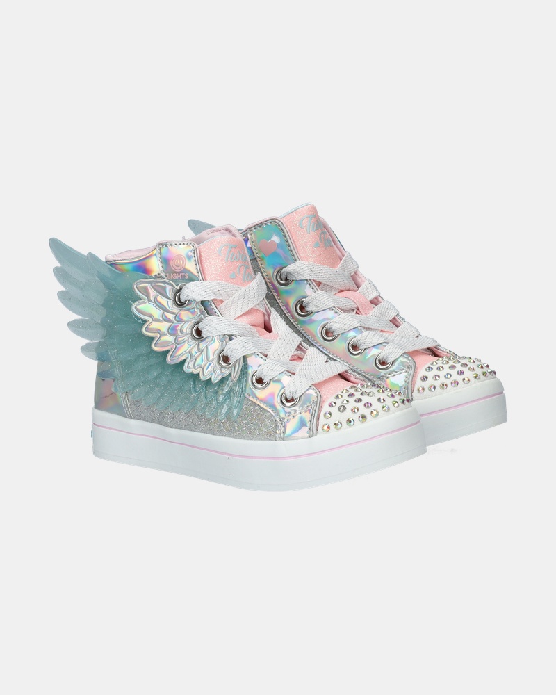 Skechers Twinkle Toes Hoge sneakers  - zilver