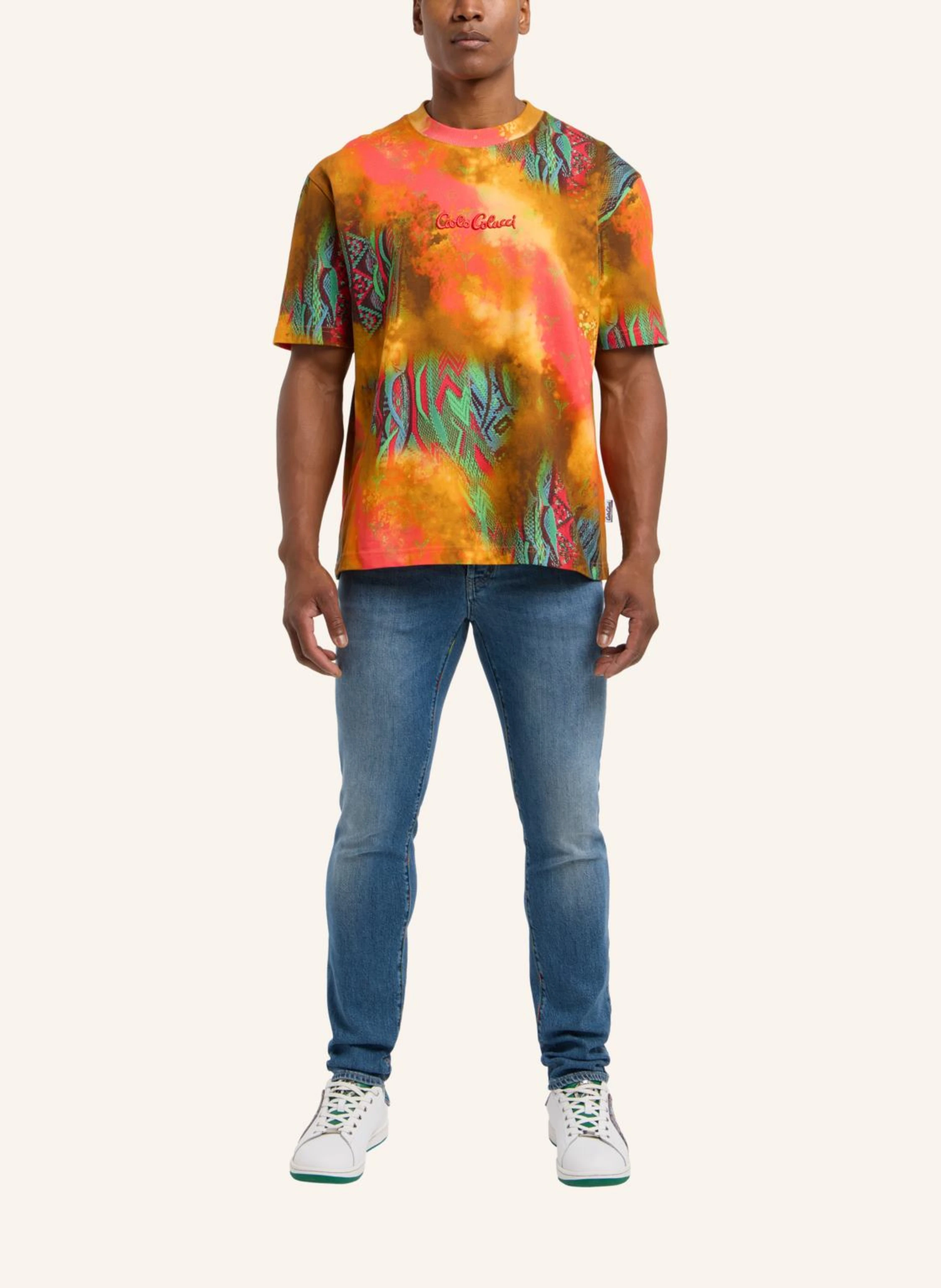 CARLO COLUCCI Oversize T-Shirt - Sprayed knit D'INEZO