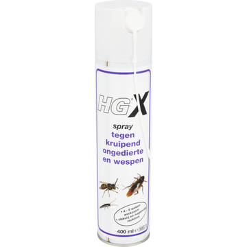 HGX Spray tegen Kruipend Ongedierte en Wespen 400 ml