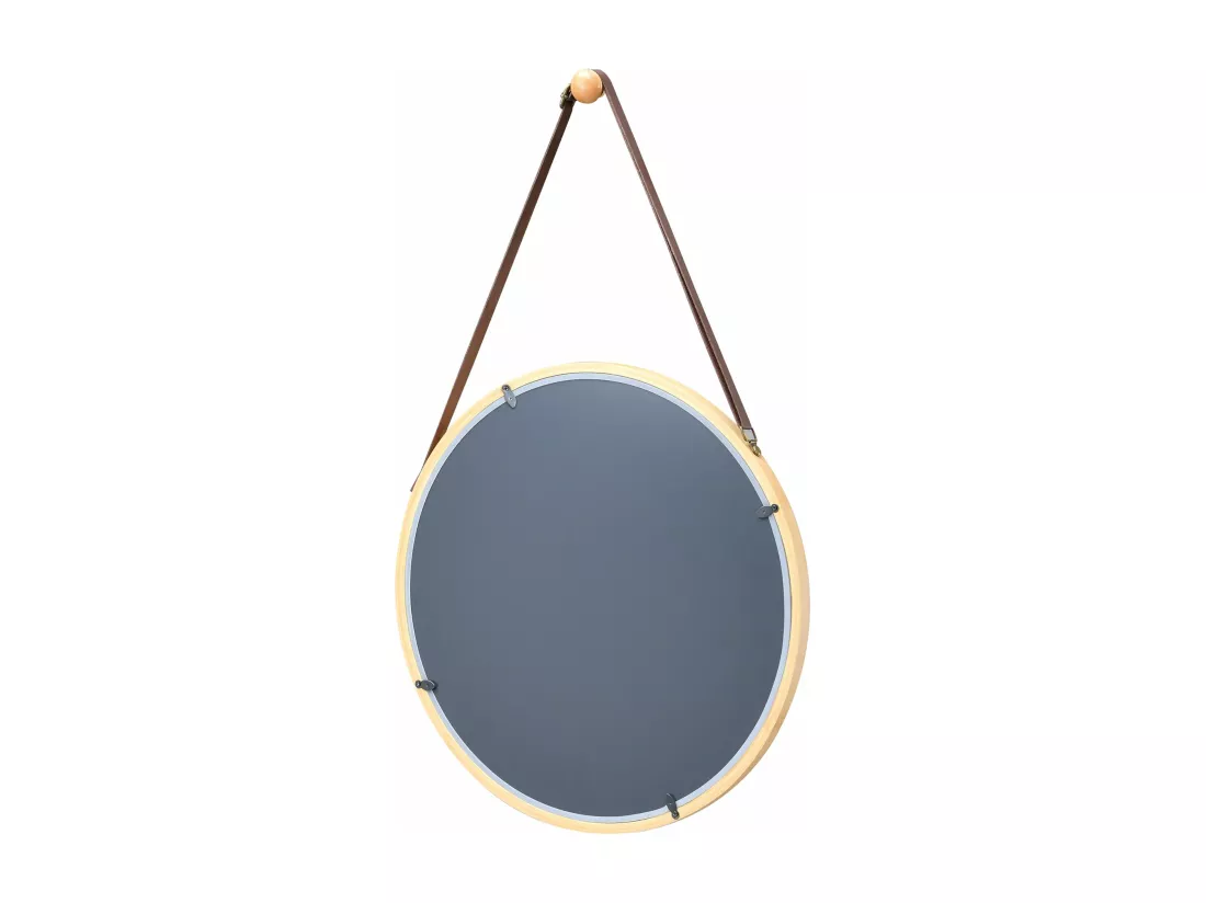 Miroir mural avec cadre bambou marron 38 x 1.5 x 61 cm 03_0007893