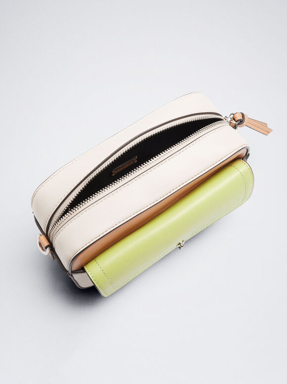 Bolso Badolera Color Block - Amarillo