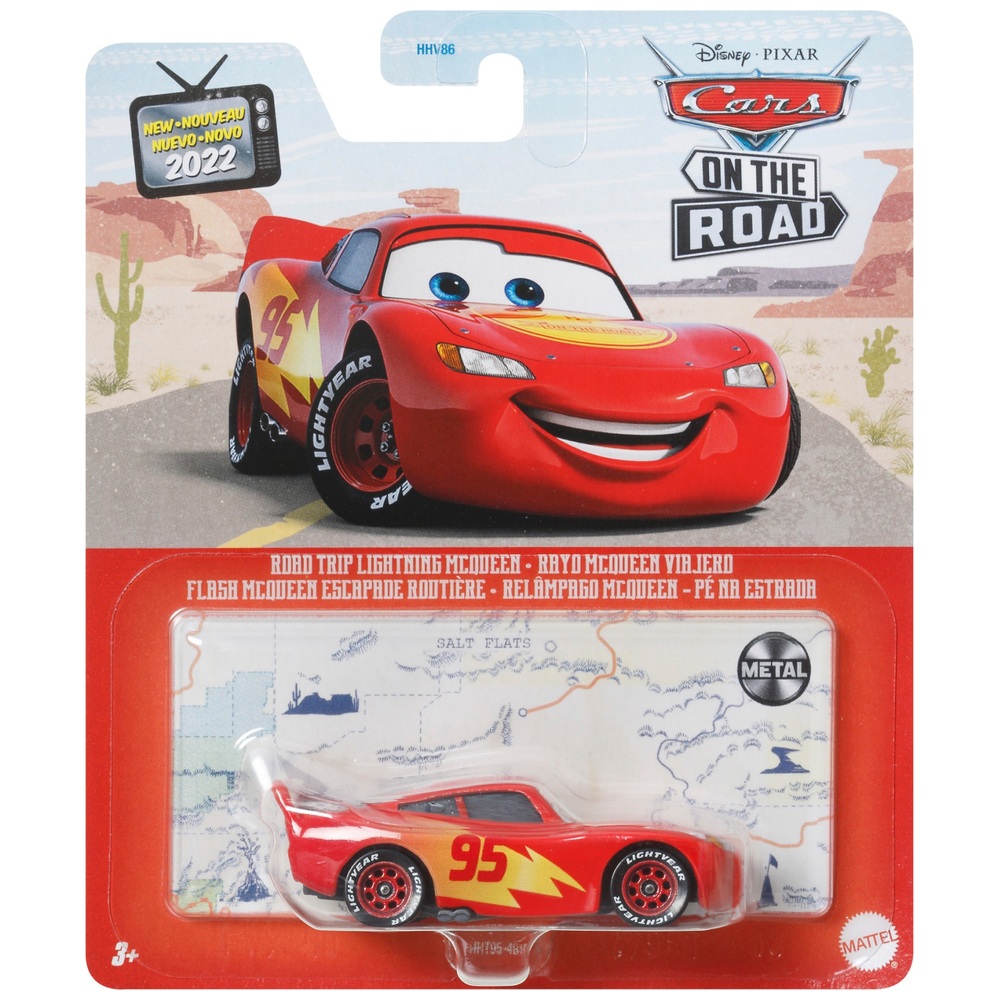 Cars Diecast: Road Trip Lightning McQueen