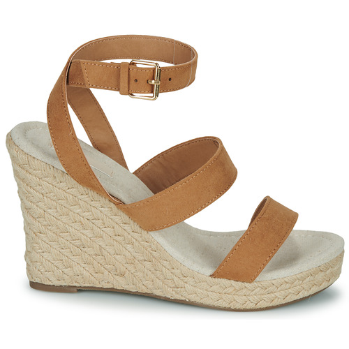 Only - ONLAMELIA-16 WEDGE SANDAL Cognac