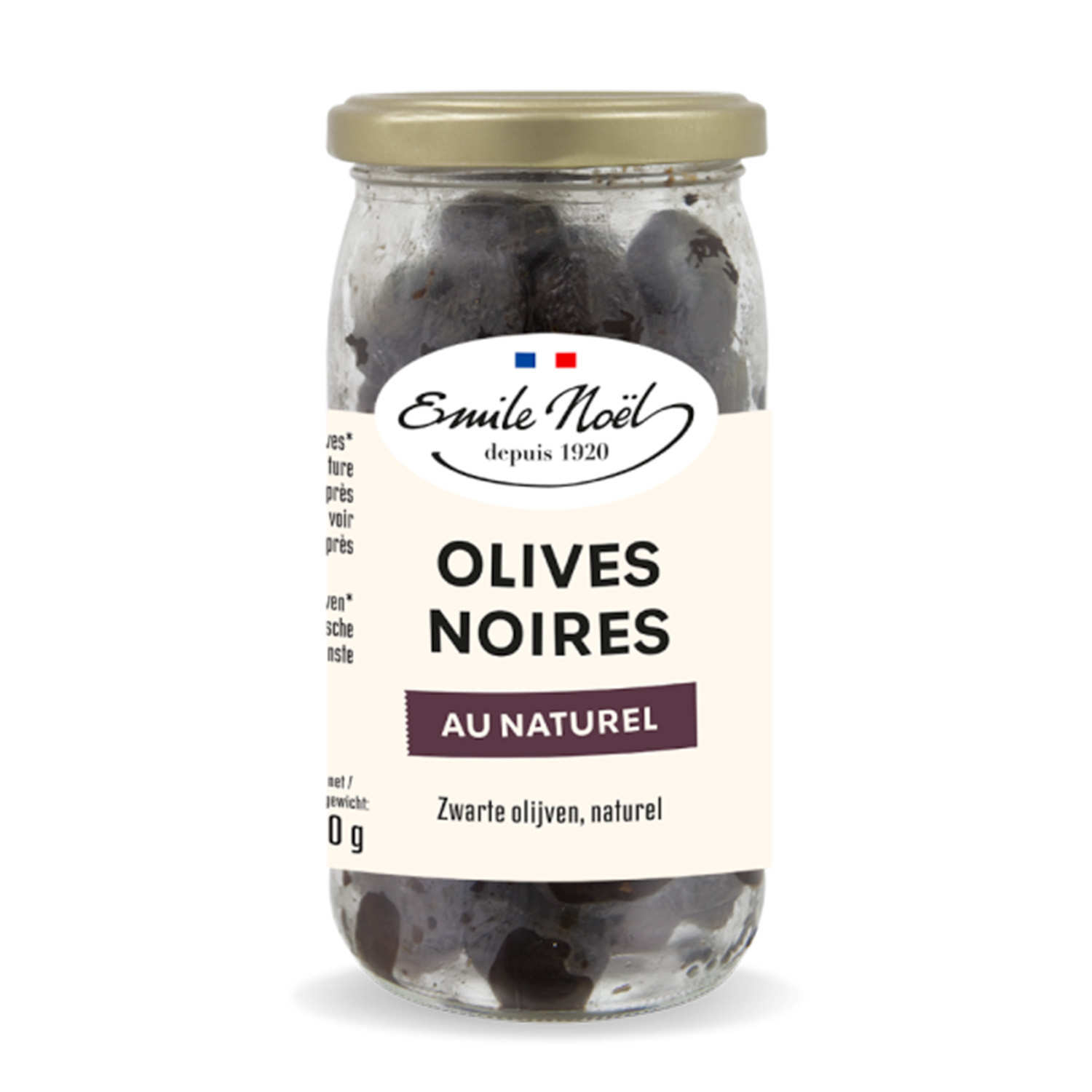 Olives Noires au Naturel Bio