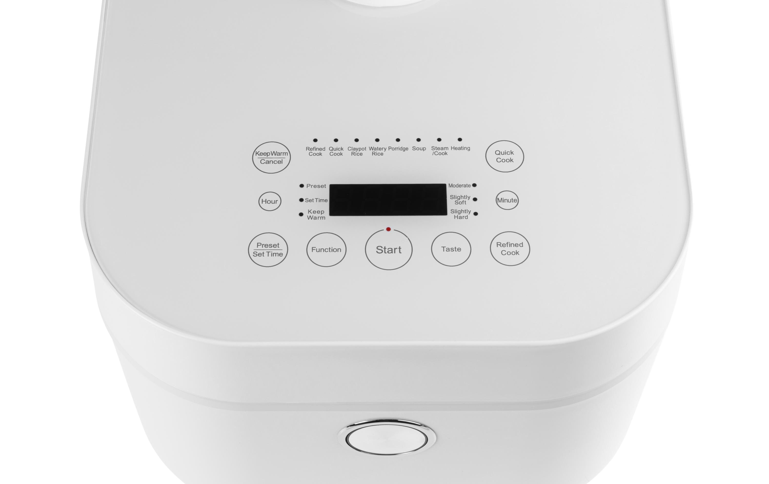 Reiskocher SAN Induktion 4 L, Weiss<br>Innovative Technologie für perfekt gekochten Reis im Handumdrehen