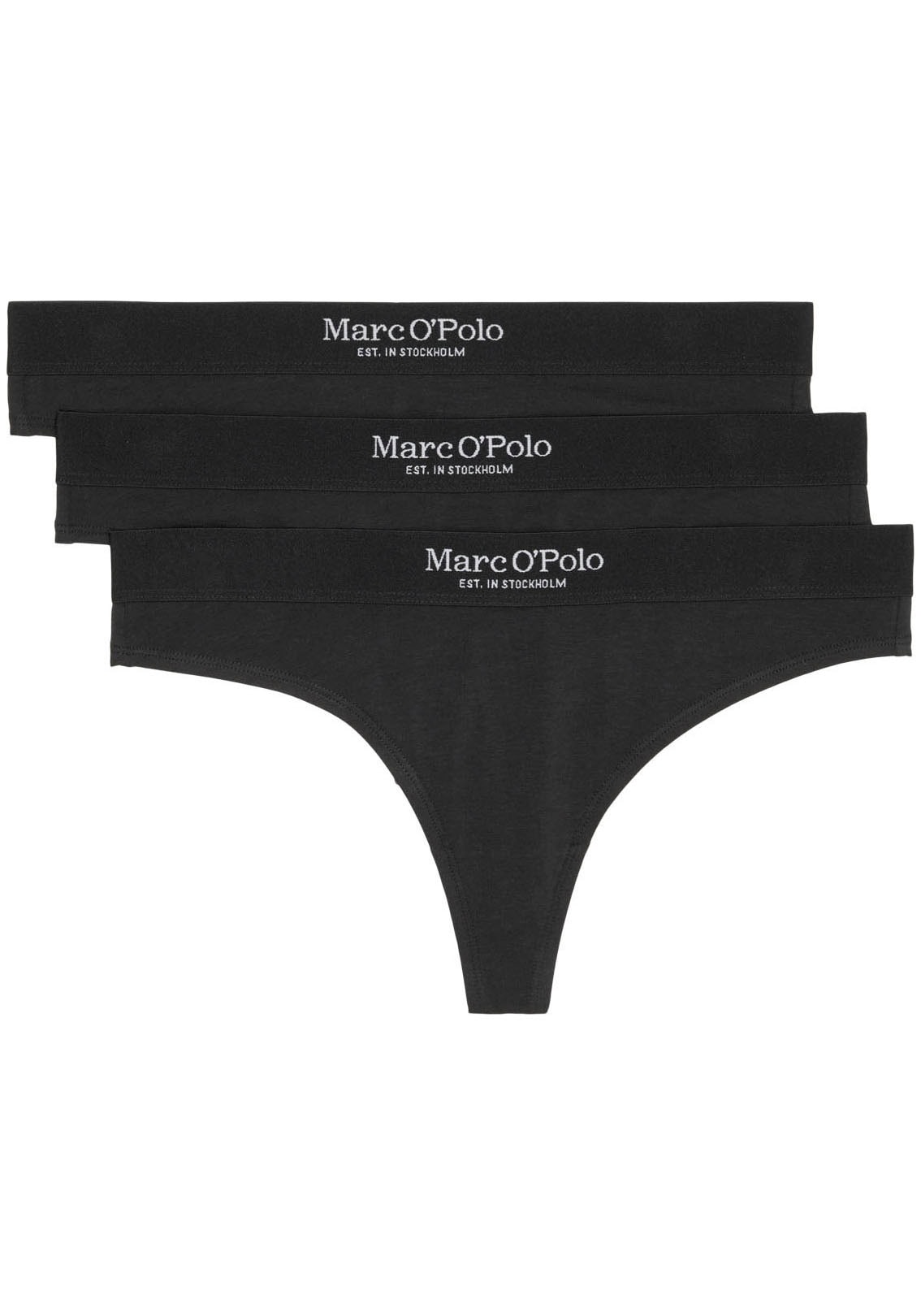 Marc O'Polo String »Essentials Woven«, mit Logobund