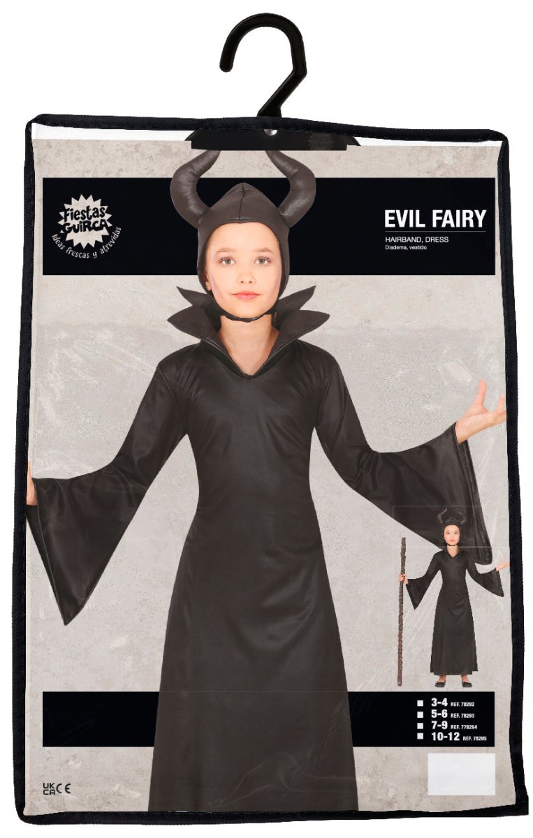 Halloween Jurk Meisje Boze Fee