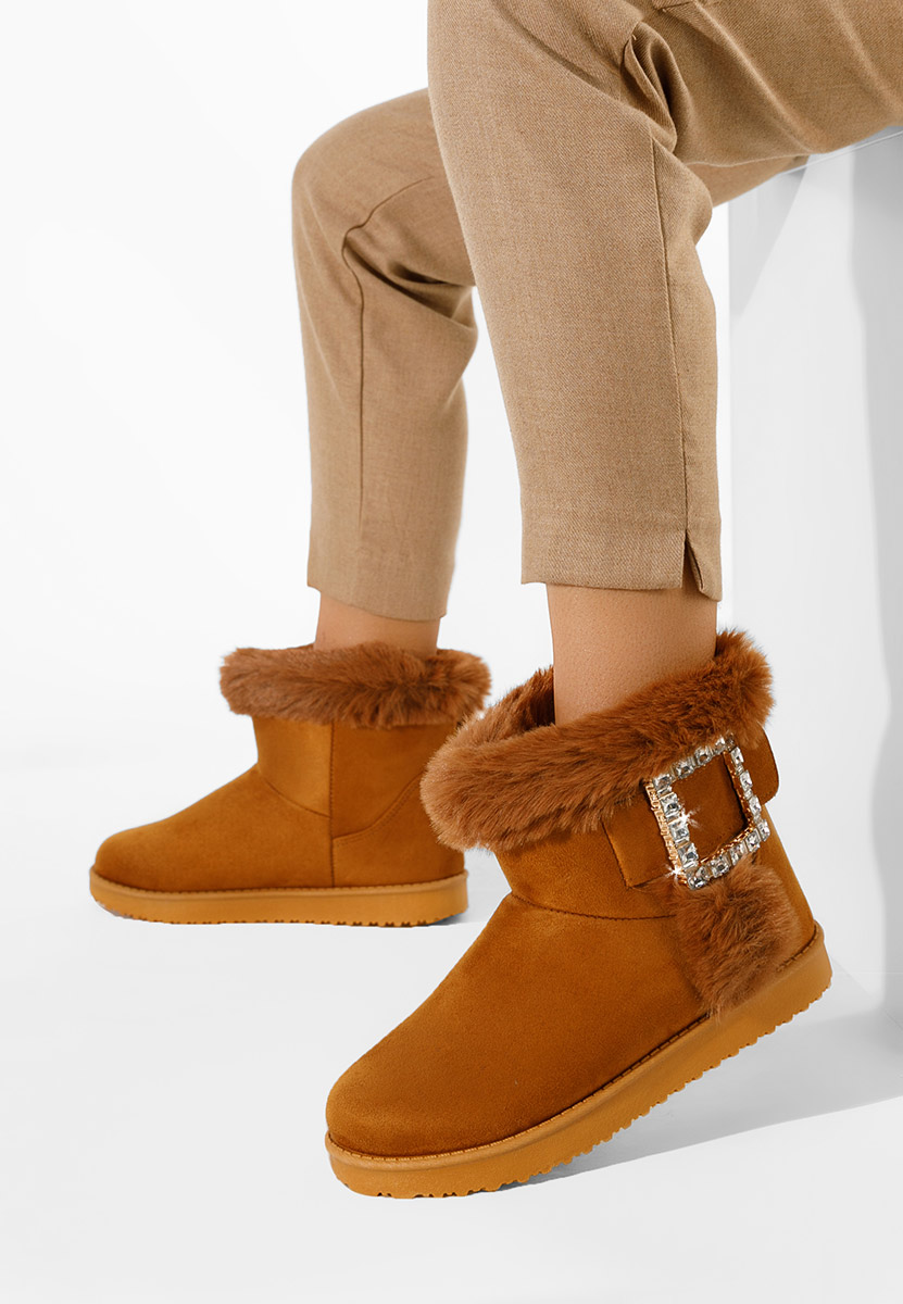 Bottes courtes femme chameau Noranda V2