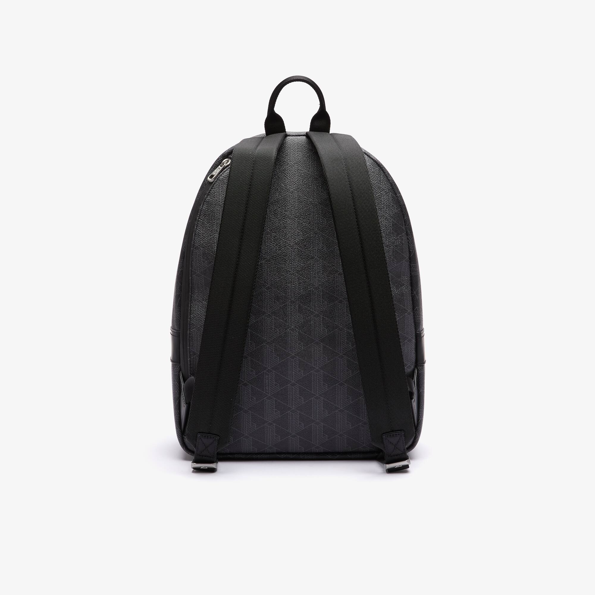 Herren Rucksack THE BLEND mit Monogramm Rucksäcke - Schwarz - Lacoste - Herren