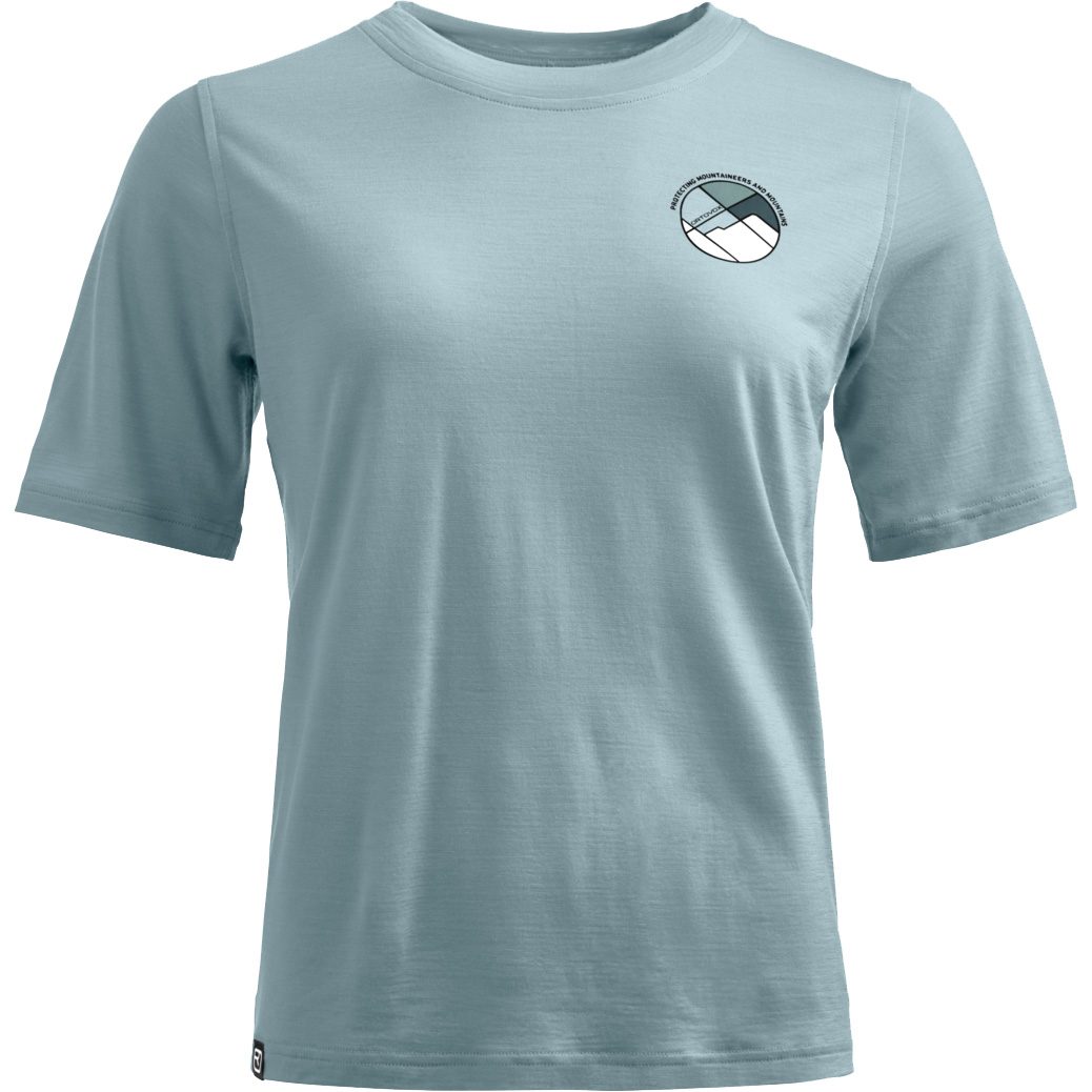 ORTOVOX 140 Cool Round Landscape T-Shirt Damen glacier grey