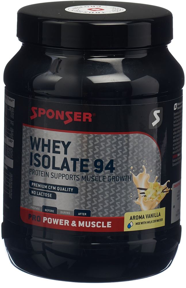 SPONSER Whey Isolate 94<br>425 g, Dose, Vanilla