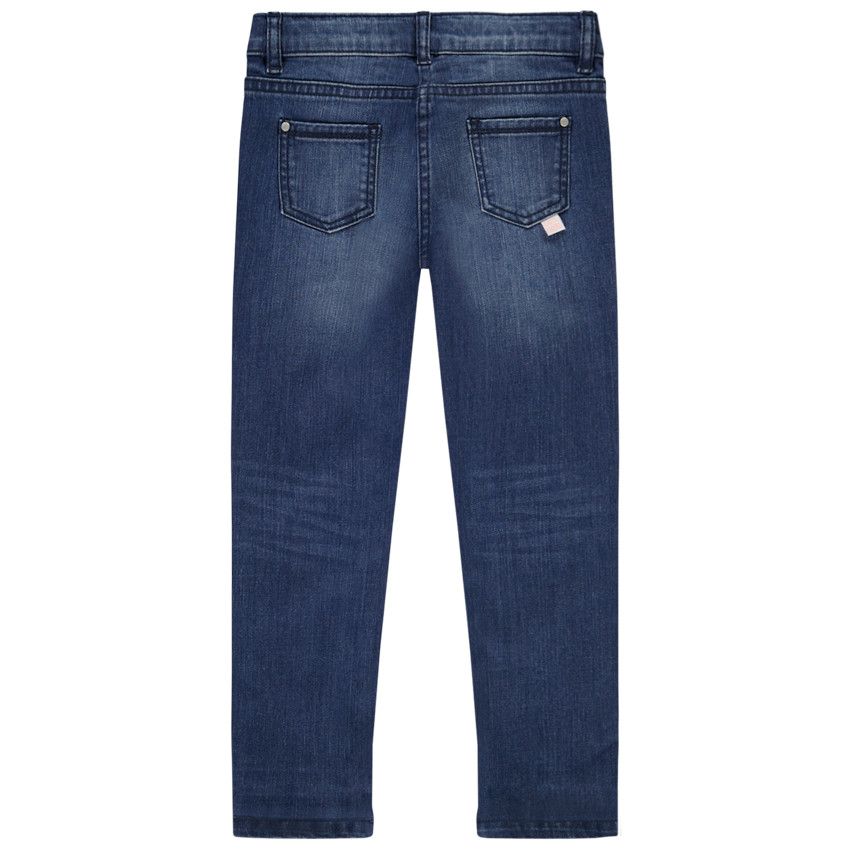 Jean slim hydroless pour fille - Bleu moyen