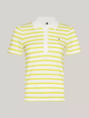 Polo listrada slim fit da coleção 1985