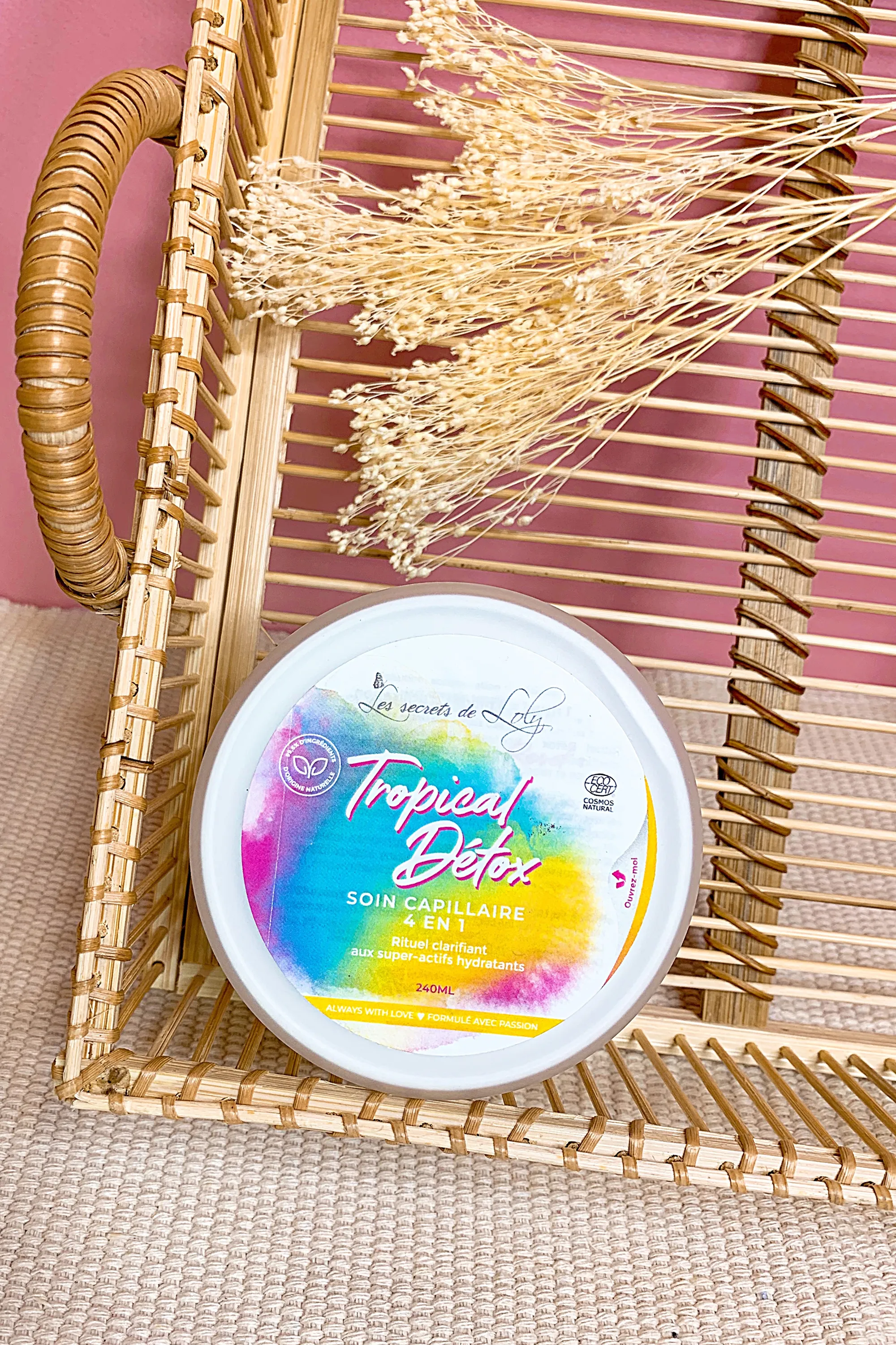 Les Secrets de Loly Soin capillaire détoxifiant 4-en-1 Tropical Detox-240 ml