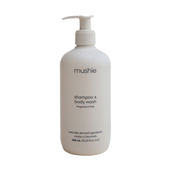 Mushie Baby Shampoo & Body Wash - Geurvrij - 400ml