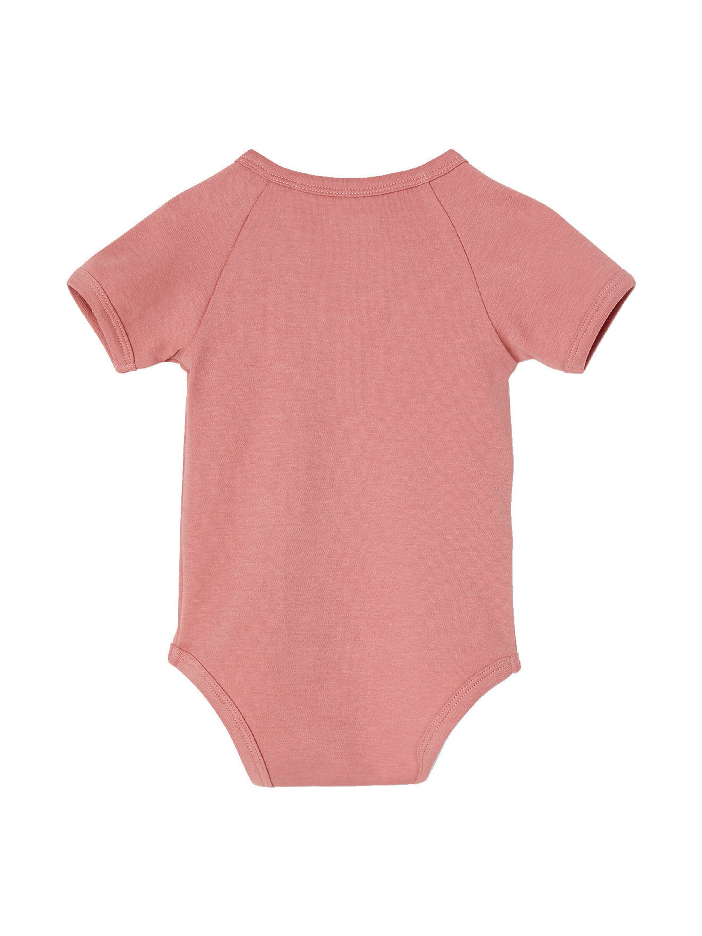 Vertbaudet 5er-Pack Baby Wickelbodys hellrosa