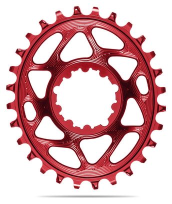 Plateau Ovale Narrow Wide AbsoluteBlack Direct Mount Boost Sram 12V Rouge