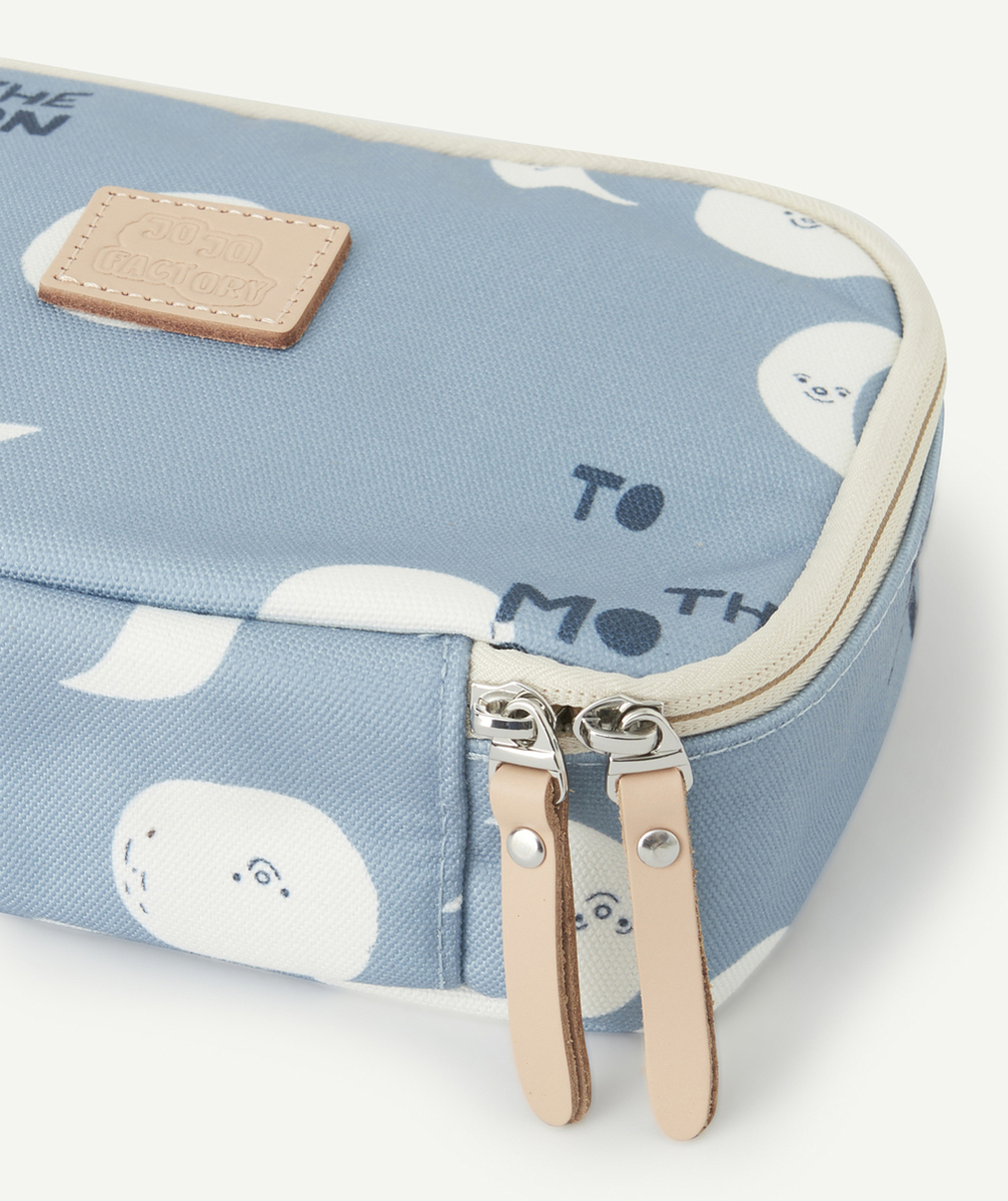 JOJO FACTORYTROUSSE À GOUTER BLEU IMPRIMÉ LUNE