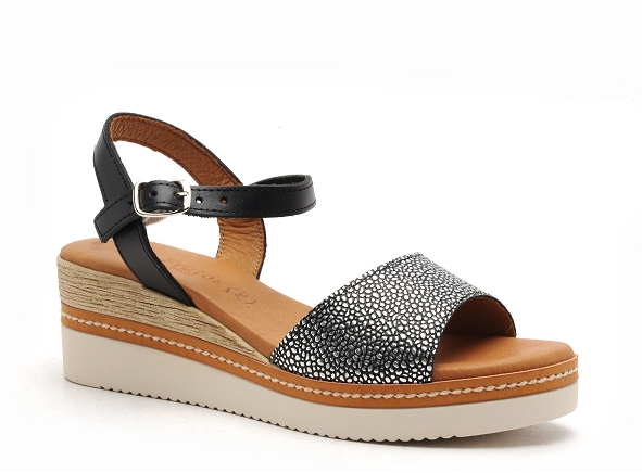 Eva frutos nu pieds talons femme 569 noir