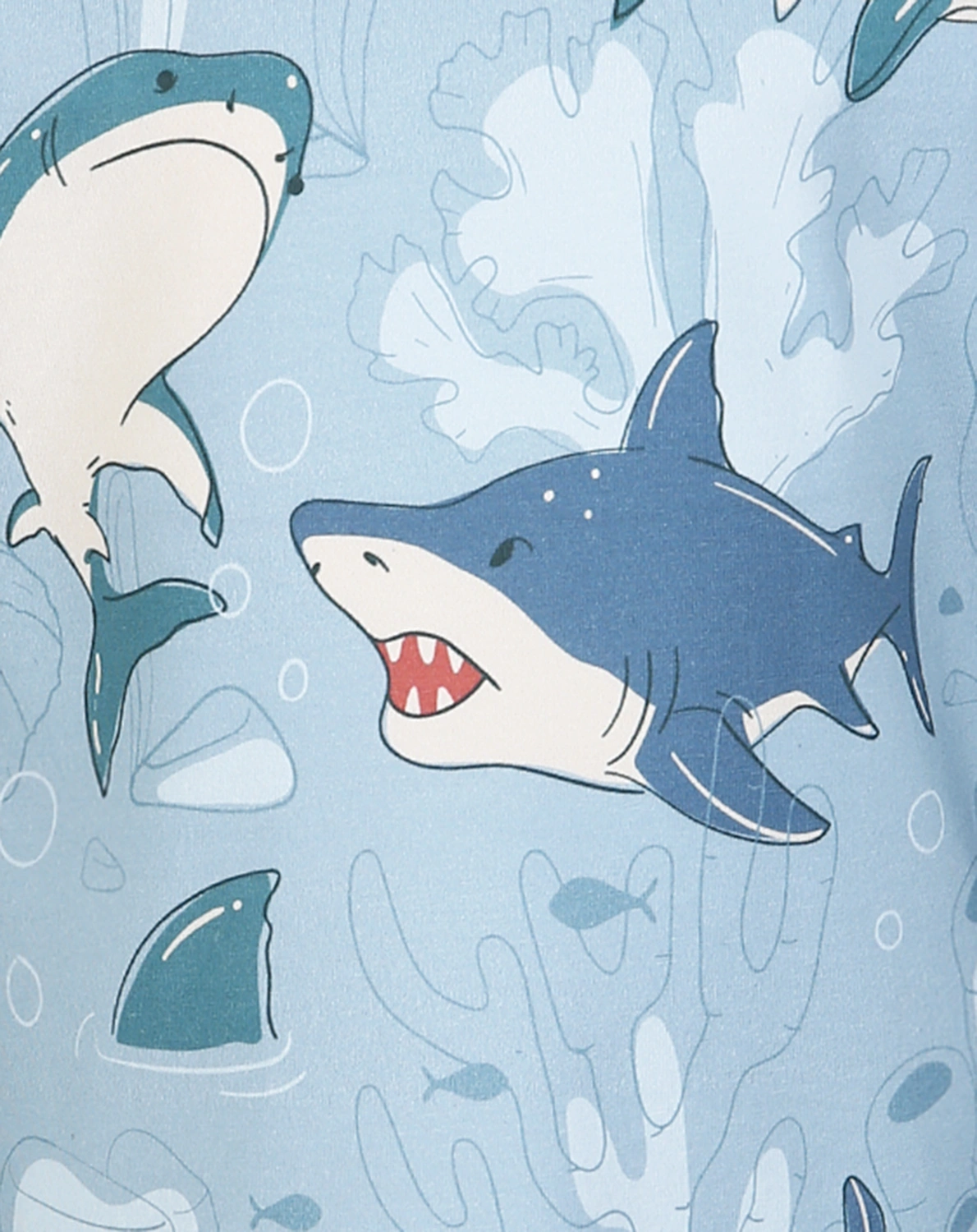 T-Shirt SHARK REMARK in blau
