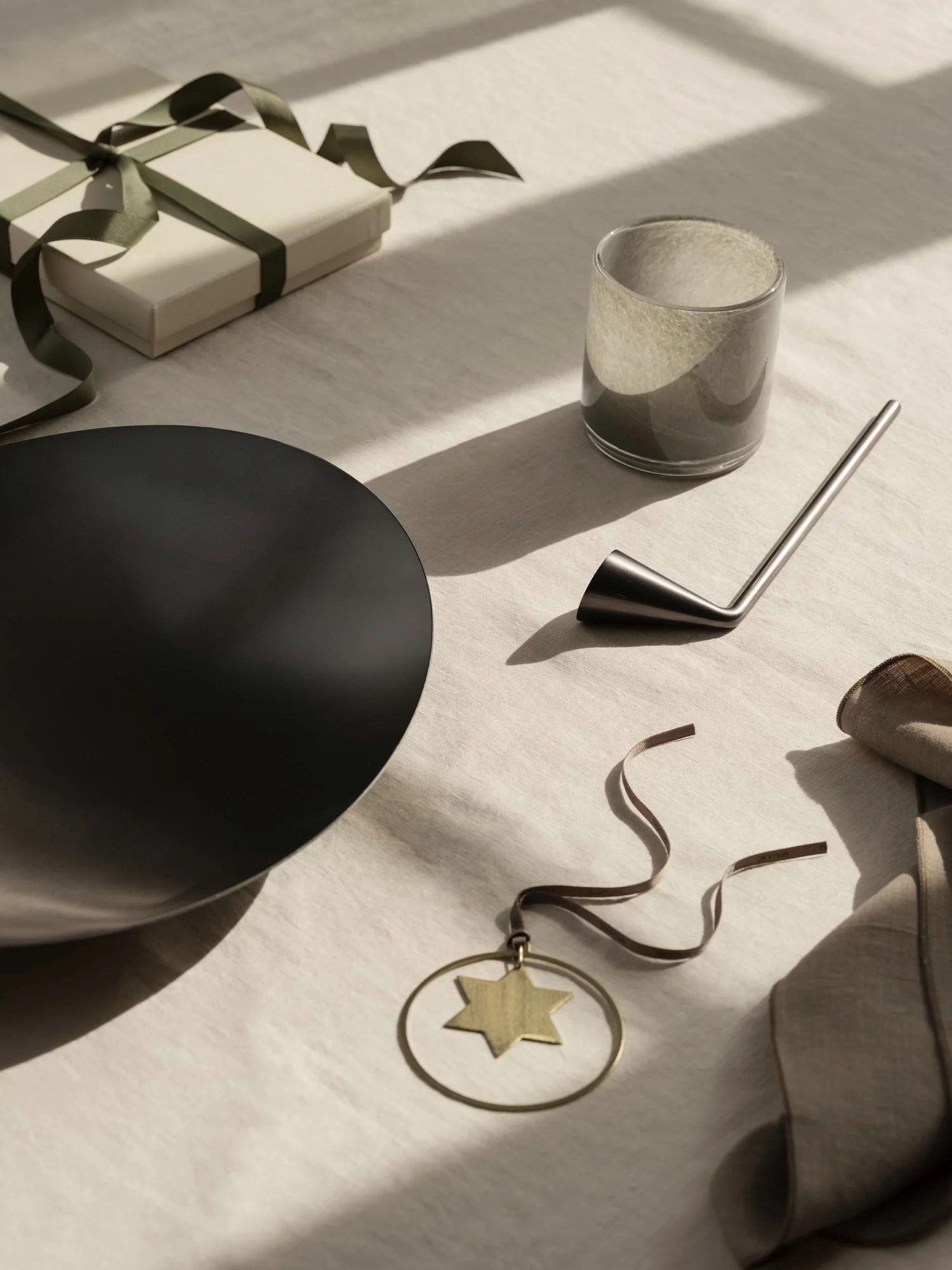 blomus Windlicht SAGA Größe S 9cm grau / Mourning Dove