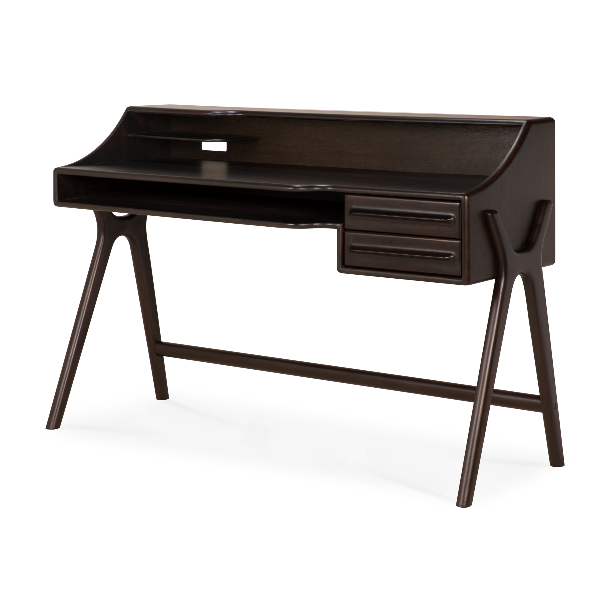 Bureau Flow mahonie rose brown