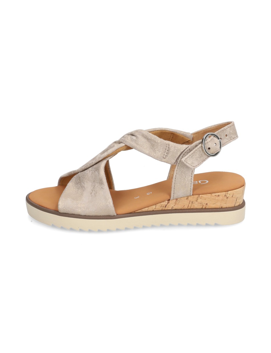 Veloursleder Sandale
